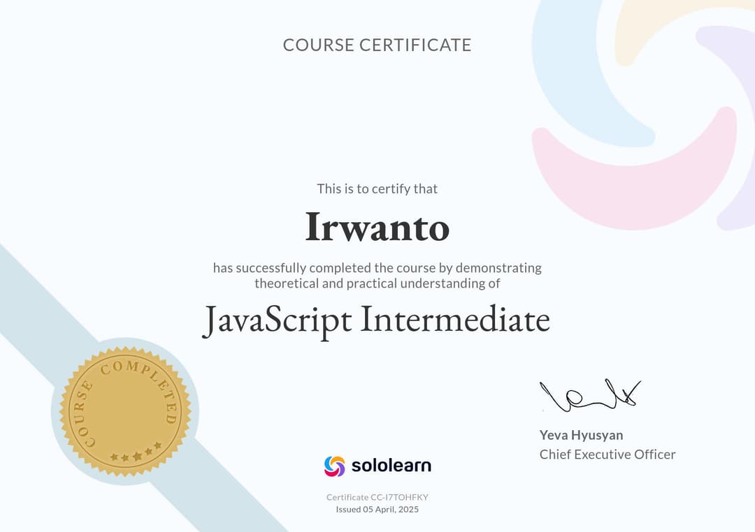 JavaScript Intermediate